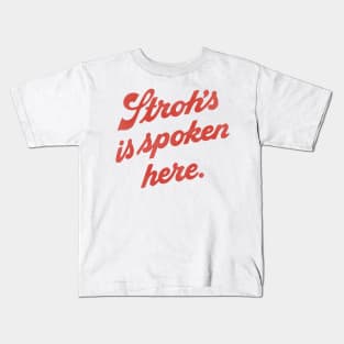 Beer is Spoken Retro Defunct Breweriana Kids T-Shirt